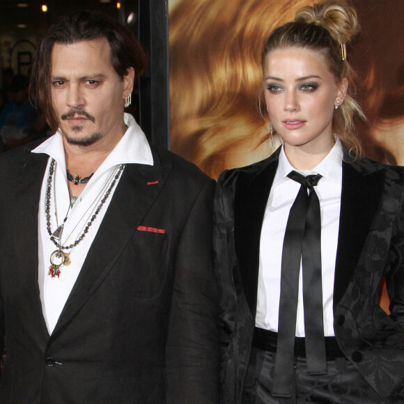 Johnny Depp et sa femme Amber Heard - Première de "The Danish Girl" au théatre Westwood village à Westwood le 21 novembre 2015. 