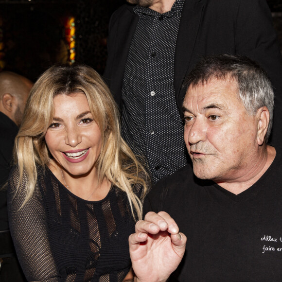 Exclusif - Lola Marois-Bigard et son mari Jean-Marie Bigard - Soirée au Don Camilo pour le lancement du clip "Radio Aktébo" de l'association Aktebo au profit des enfants malades à Paris le 17 septembre 2019. © Jack Tribeca/Bestimage