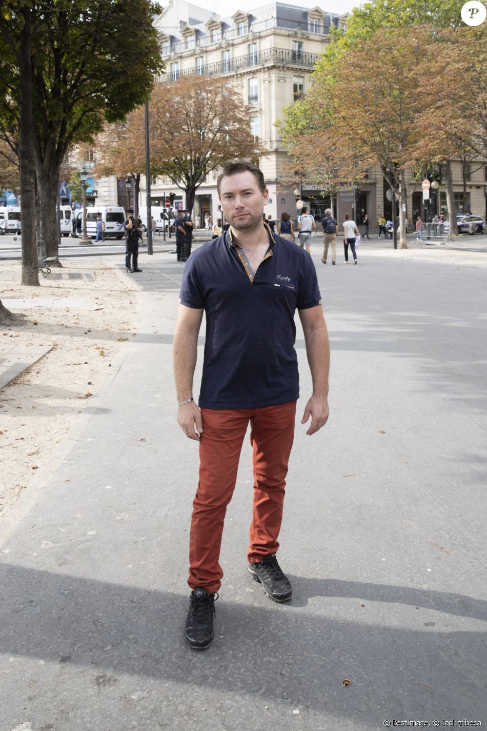 Rendez-vous avec Fred Cauvin, ex compagnon de Loana, qu'elle accuse de violences conjugales le 19 septembre 2020. © Jack Tribeca / Bestimage