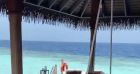 Cathy Guetta s'est offert des vacances aux Maldives en famille.