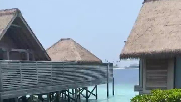Cathy Guetta s'est offert des vacances aux Maldives en famille.