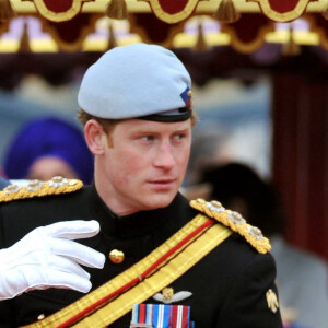 Le prince Harry, le prince Philip et le prince Charles au Jubilé de diamant de la reine Elizabeth en 2012 à Londres.