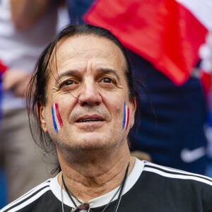 Francis Lalanne dans les tribunes lors de la 8ème de finale de la Coupe du Monde Féminine de football opposant la France au Brésil au stade Océane au Havre, France, le 23 juin 2019. © Pierre Perusseau/Bestimage 