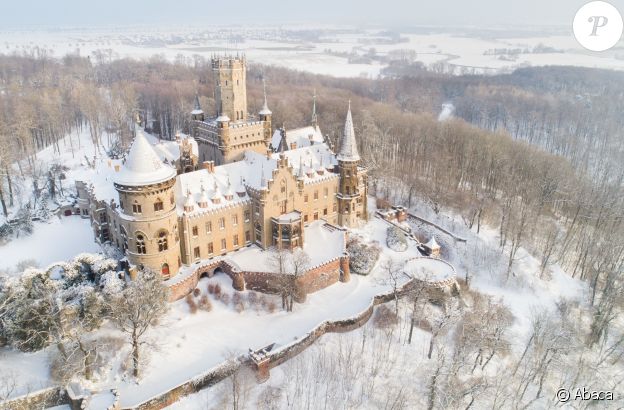Le château de Marienburg, février 2021.