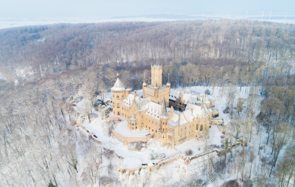 Le château de Marienburg, en Allemagne, février 2021.