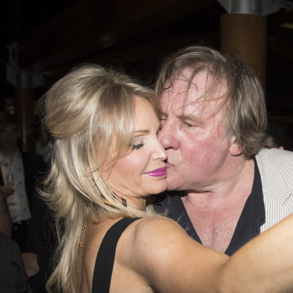 Cocktail en l'honneur de Gérard Depardieu à Buenos Aires après sa conférence de presse pour ses deux spectacles au Théatre Colon le 16 décembre 2016. Gérard Depardieu est à Buenos Aires pour jouer deux dates au théatre Colon dans lequel il va jouer des extraits de Cyrano de Bergerac, Ruy Blas.
