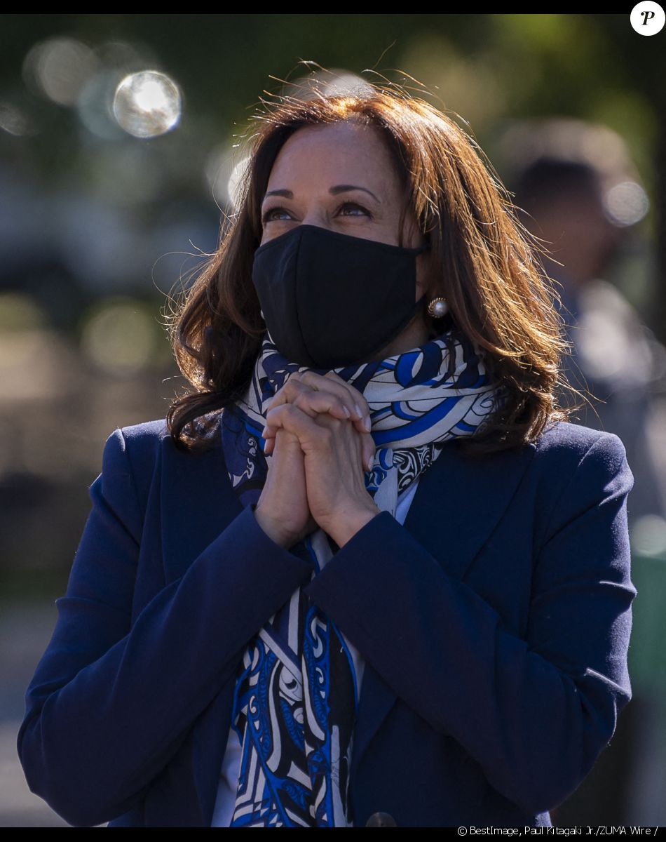 Kamala Harris est en campagne pour soutenir Joe Biden à Reno le 27 octobre 2020. © Paul Kitagaki Jr./ZUMA Wire / Bestimage