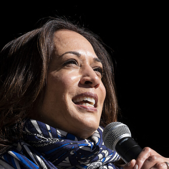 Kamala Harris est en campagne pour soutenir Joe Biden à Reno le 27 octobre 2020. © Paul Kitagaki Jr./ZUMA Wire / Bestimage