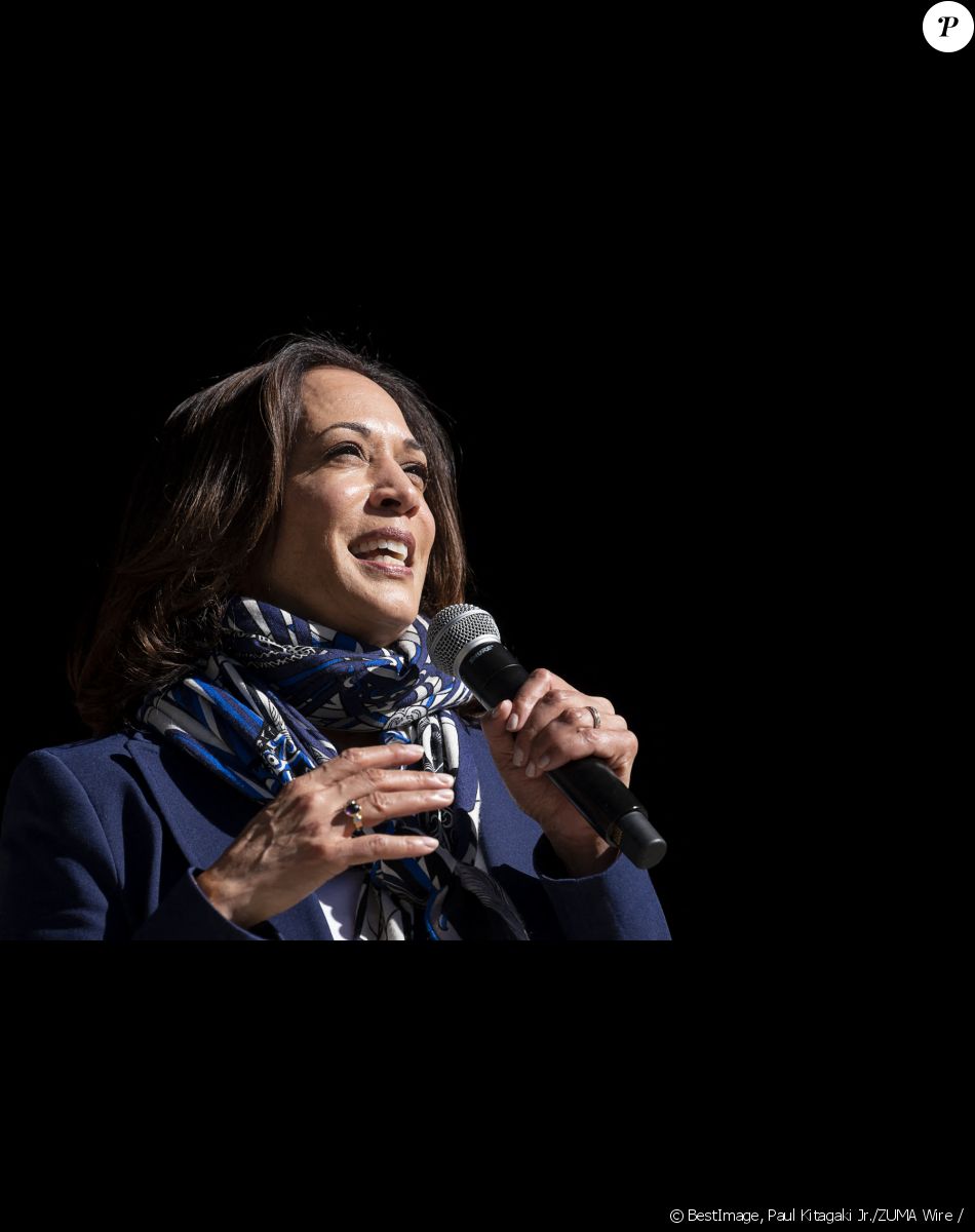 Kamala Harris est en campagne pour soutenir Joe Biden à Reno le 27 octobre 2020. © Paul Kitagaki Jr./ZUMA Wire / Bestimage