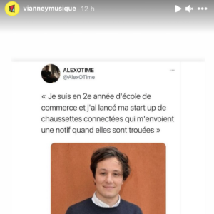 Moqué pour son look, le chanteur Vianney a réagi dans la story de son compte Instagram.