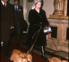 Elizabeth II et ses chiens à Sandringham en 1992.