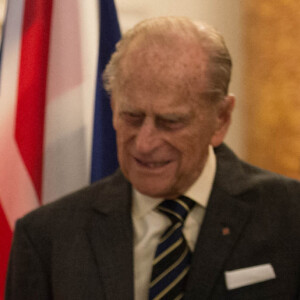 Le prince Philip, duc d'Edimbourg - La reine Elisabeth II d'Angleterre a été reçue par le gouverneur général canadien David Johnston à la maison du Canada à Londres, à l'occasion du 150ème anniversaire de la Confédération. Le 19 juillet 2017