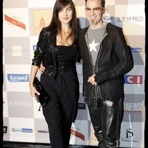 Azucena et Florent Pagny - 25e Festival automobile international aux Invalides - Soirée de remise des Grands Prix.