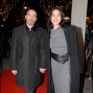 Florent Pagny et sa femme Azucena - Soirée pour le Festival international du cinéma latino-américain. Paris.