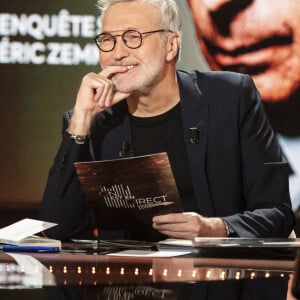 Exclusif - Laurent Ruquier - Pendant l'émission OEED (On Est En Direct) , présentée par Laurent Ruquier et diffusée en direct le 20 Février 2021 sur France2 à Paris, France. © Jack Tribeca/Bestimage