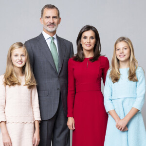La princesse Leonor, le roi Felipe VI, la reine Letizia et l'infante Sofia à Madrid, au mois de février.