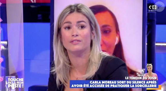 Carla Moreau s'explique sur l'affaire de sorcellerie dans "Touche pas à mon poste" et adresse un message aux "Marseillais".