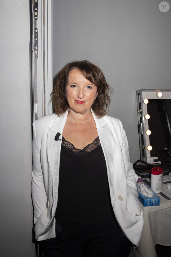 Exclusif - Anne Roumanoff - Backstage de l'enregistrement de l'émission " Surprise Sur Prise ", Paris le 14 septembre 2020 © Jack Tribeca / Bestimage 