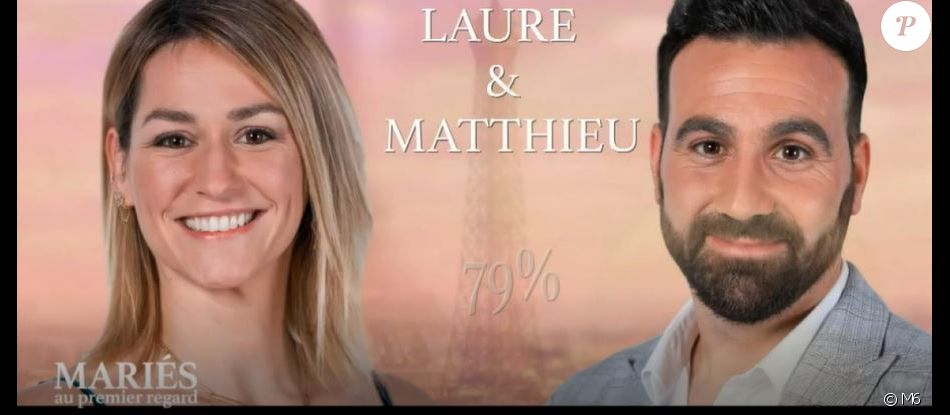 Marié Au Premier Regard 2021 Laure Et Matthieu Laure et Matthieu dans Mariés au premier regard 2021, le 15 mars, sur