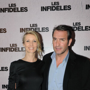 Archive - Alexandra Lamy et Jean Dujardin lors de l'avant-premiere des Infideles a Paris le 14 fevrier 2012