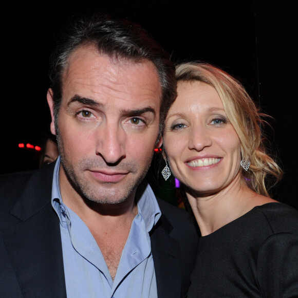 Jean Dujardin et Alexandra Lamy - Archives - Soiree du film " Les infideles " aux Planches Le 17 Fevrier 2012