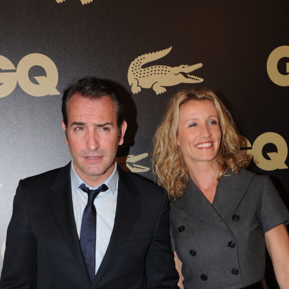 Archive - Jean Dujardin et Alexandra Lamy lors de la soiree GQ des hommes de l'annee au Ritz a Paris, le 18 janvier 2012