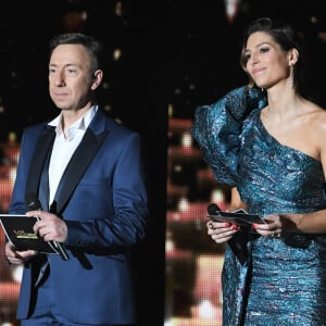 Stéphane Bern et Laury Thilleman (Miss France 1998) - 36ème édition des Victoires de la Musique à la Seine Musicale à Boulogne-Billancourt, France, le 12 février 2021. © Coadic Guirec/Bestimage