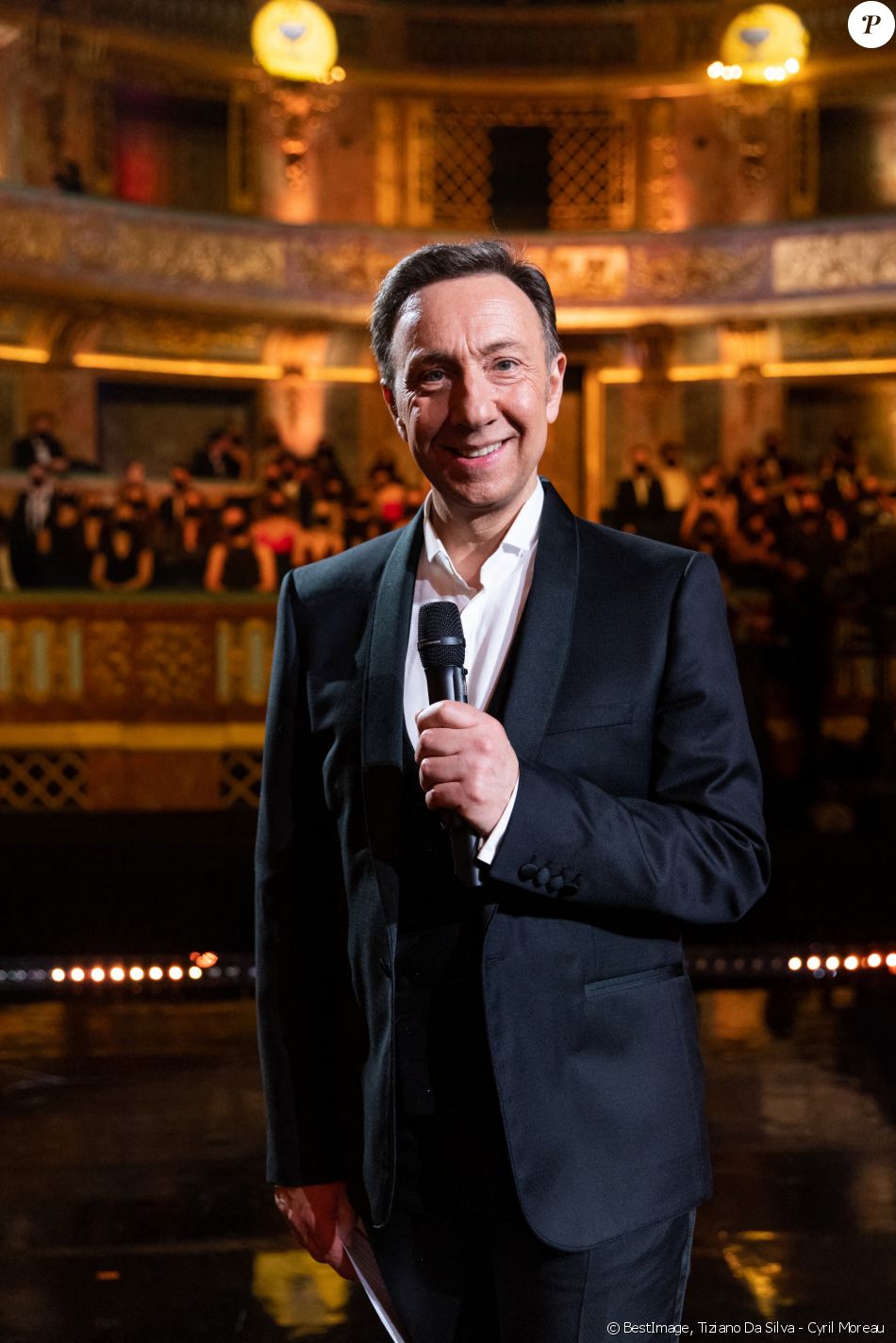 Exclusif - Stéphane Bern - Enregistrement de l'émission "La grande soirée du 31 à Versailles", qui sera diffusée sur France 2. Le 15 décembre 2020 © Tiziano Da Silva - Cyril Moreau / Bestimage