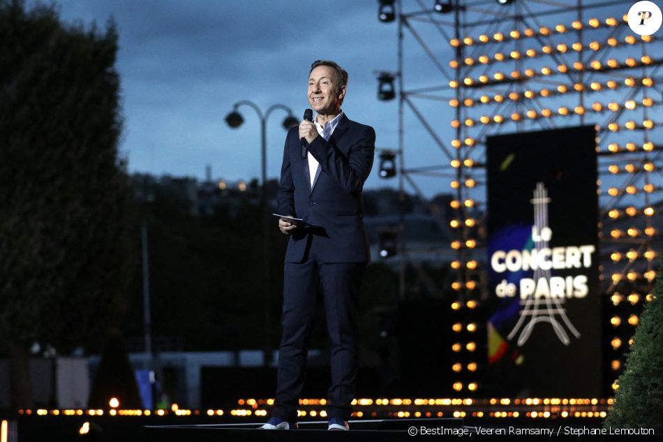 Exclusif - Stéphane Bern - Le concert de Paris 2020 pour la Fête Nationale à Paris, le 14 juillet 2020. © Veeren Ramsamy / Stephane Lemouton / Bestimage