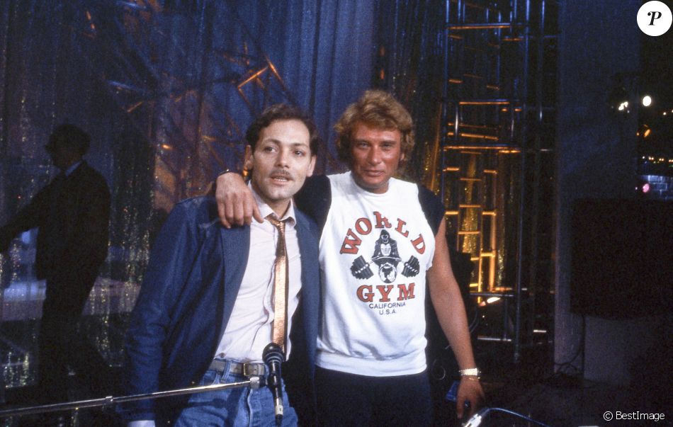 Archives - Patrick Dewaere, Johnny Hallyday en 1981