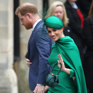 Le prince Harry, duc de Sussex, et Meghan Markle, duchesse de Sussex à l'abbaye de Westminster à Londres.