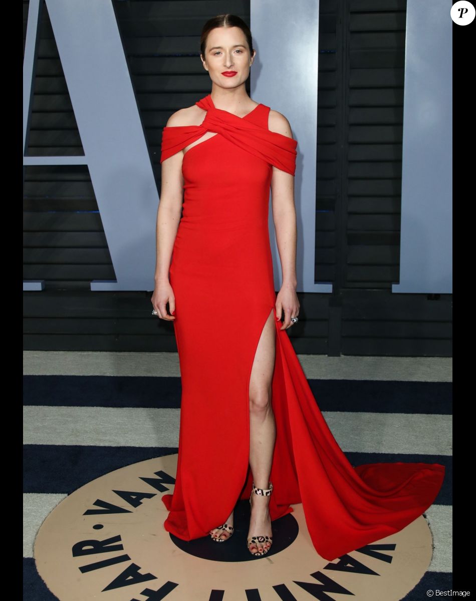 Grace Gummer à la soirée Vanity Fair Oscar au Wallis Annenberg Center à Beverly Hills, le 4 mars 2018