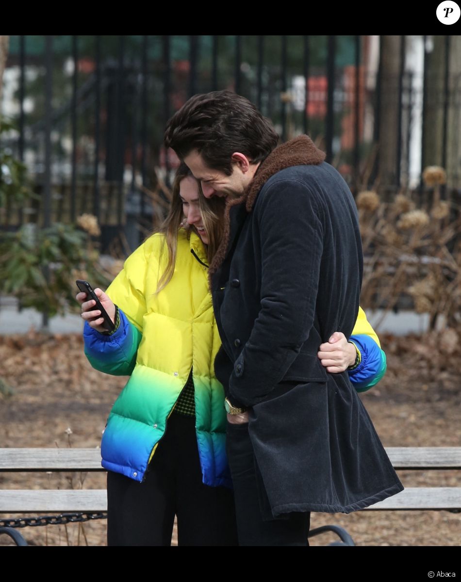Mark Ronson et Rebecca Schwartz en couple dans le quartier de Soho à New York en février 2019