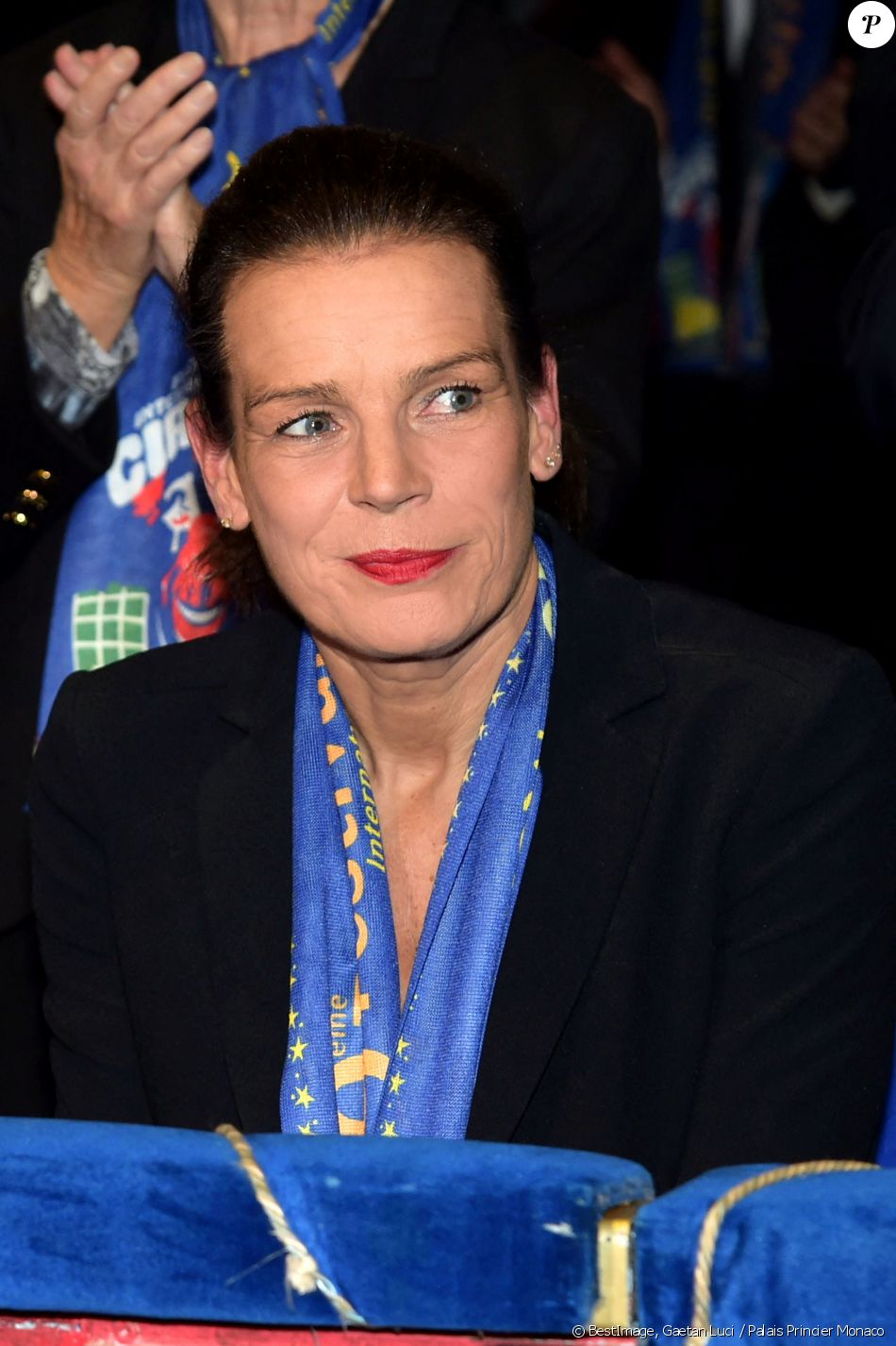 La Princesse Stéphanie assiste à la soirée d'ouverture du 39ème Festival International du Cirque de Monte Carlo au Chapiteau de Fontvieille à Monaco. Photographe Gaetan Luci - Palais Princier