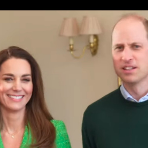 Le prince William et Kate Middleton souhaitent une bonne fête de la Saint-Patrick aux Irlandais, le 17 mars 2021.