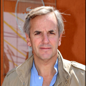 Bernard de la Villardière - Douzième journée des internationaux de France de Roland-Garros. 2011.