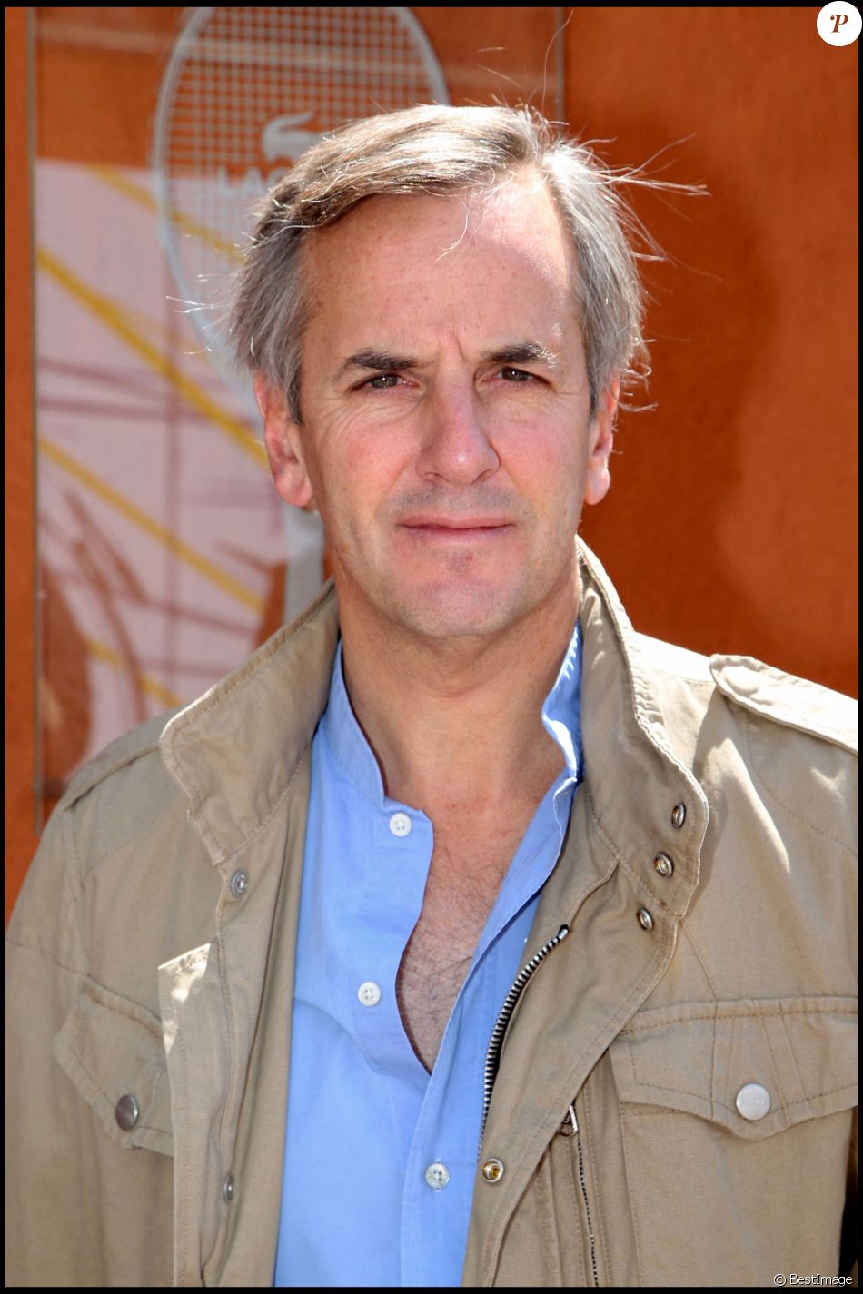 Bernard de la Villardière - Douzième journée des internationaux de France de Roland-Garros. 2011.