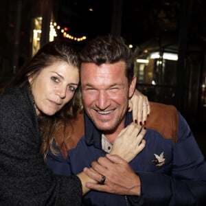 Benjamin Castaldi avec sa femme Aurore Aleman - Sortie livre de Valérie Bénaïm à la librairie Eyrolles à Paris le 13 octobre 2019. © Cédric Perrin /Bestimage