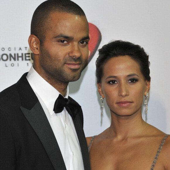 Tony Parker et Axelle Francine à la première édition du gala de charité "Monaco par coeur" au profit des associations Jeune et j'édoute et Cekedubonheur à Monaco le 22 septembre 2012.