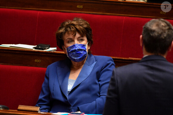 Roselyne Bachelot - Questions d'actualité au gouvernement à l'Assemblée nationale à Paris. Le 9 mars 2021 © Lionel Urman / Bestimage