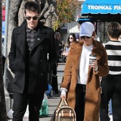Ashley Tisdale et son mari Christopher French font du shopping à Studio City, le 6 janvier 2019.