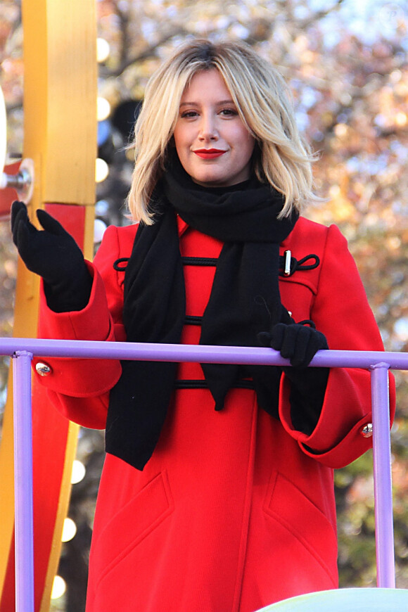 Ashley Tisdale participe à la 92ème parade de Thanksgiving à New York, le 22 novembre 2018 