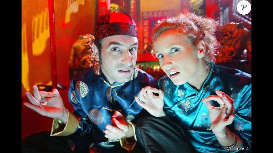 Alexandra Lamy et Jean Dujardin dans "Un gars, une fille", sur France 2.
