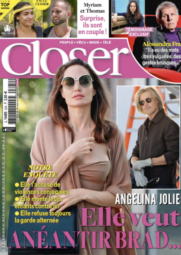 Magazine "Closer", actuellement en kiosques.