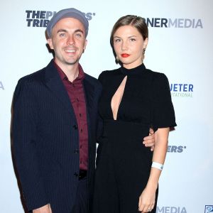 Frankie Muniz et sa femme Paige Price - Photocall de la soirée Derek Jeter Celebrity Invitational Gala, Las Vegas. 