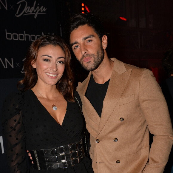 Rachel Legrain-Trapani et son compagnon Valentin Leonard - Soirée de lancement BoohooMan x Dadju à Paris, le 29 octobre 2019. © Veeren Ramsamy-Christophe Clovis/Bestimage