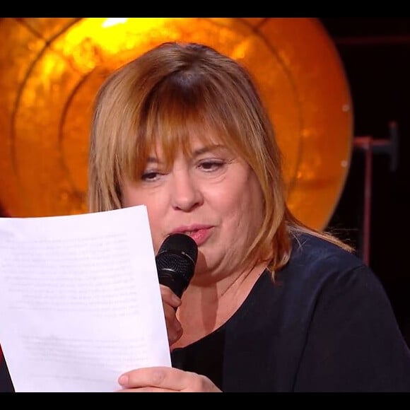 Michèle Bernier adresse une lettre à son papa dans "Le Grand Oral" sur France 2, le 30 mars 2021