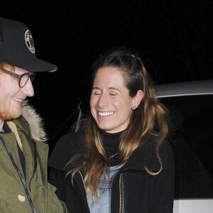 Ed Sheeran et sa femme Cherry Seaborn sont allés diner en amoureux à Londres, le 3 mars 2017
