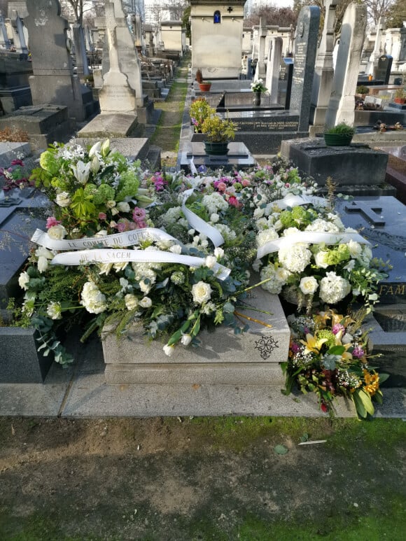 Obsèques de Thierry Séchan (frère du chanteur Renaud) au cimetière du Montparnasse à Paris le 16 janvier 2019.