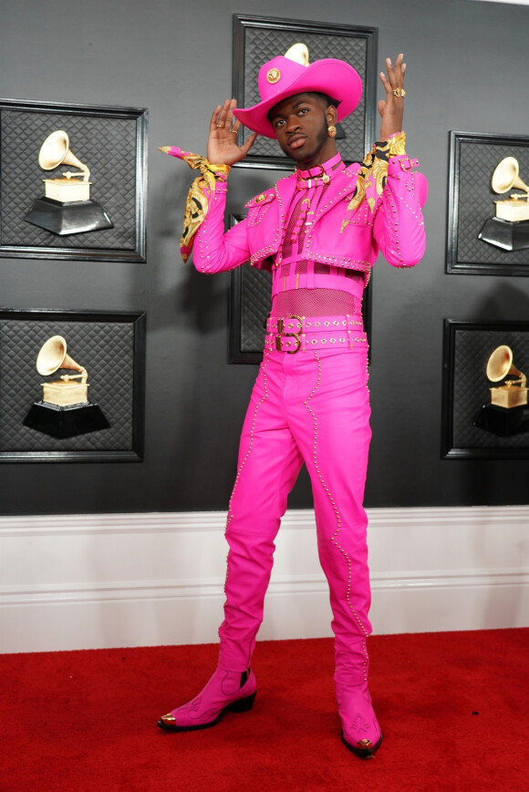 Lil Nas X assiste à la 62ème soirée annuelle des Grammy Awards, au Staples Center. Los Angeles, le 26 janvier 2020.